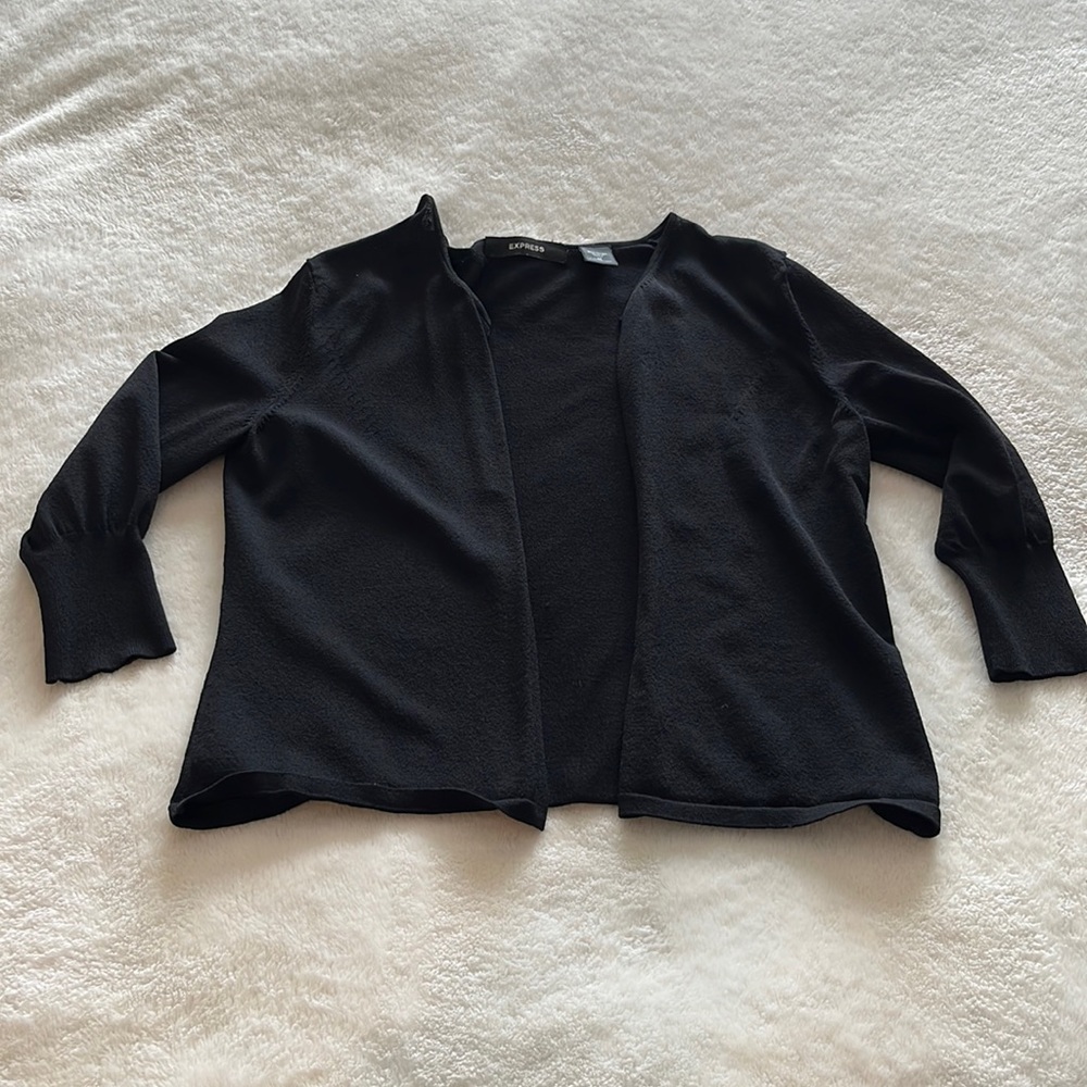 Womens black express top size medium
